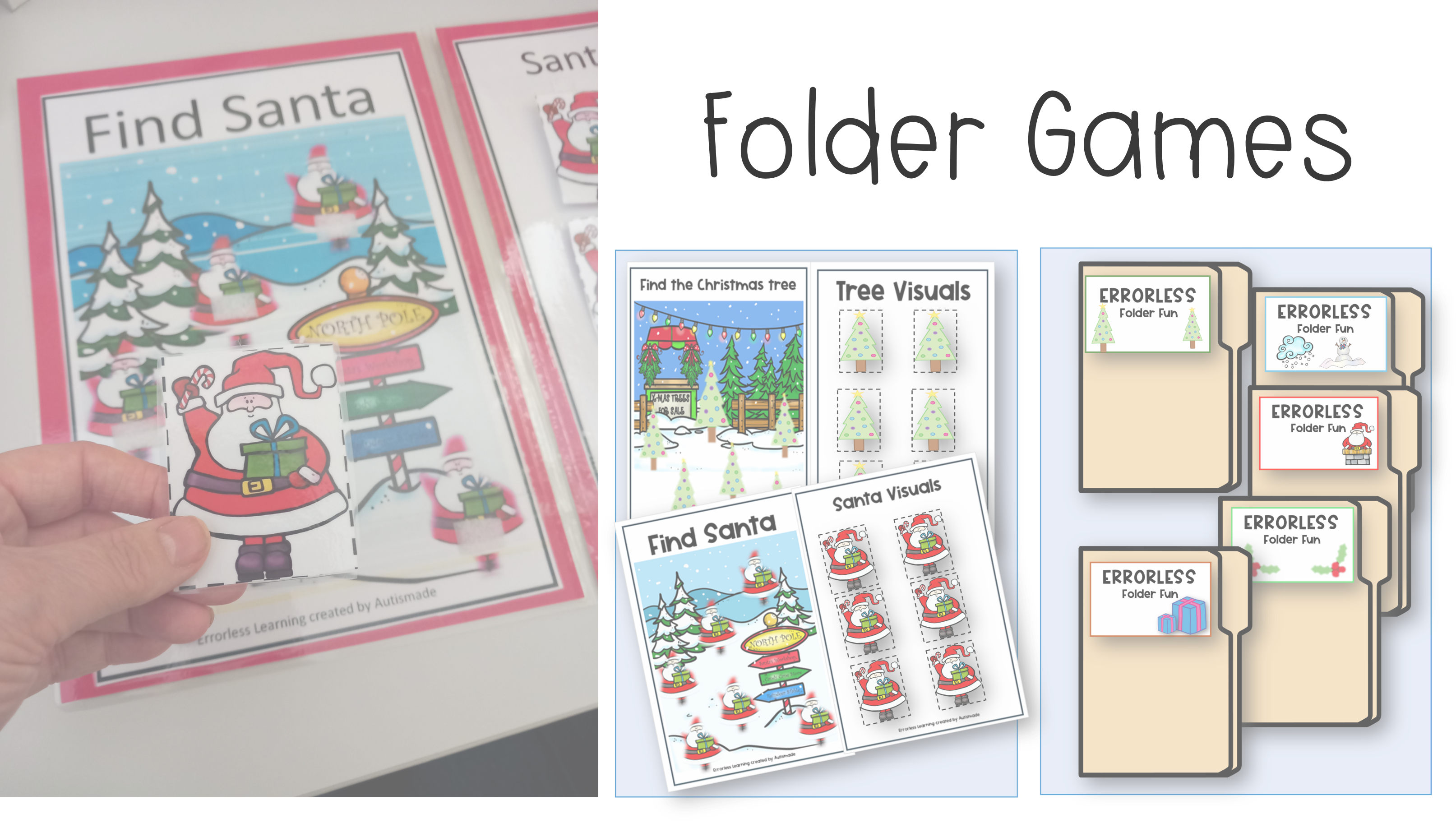 Christmas Center Activities for Special Ed – Autismade